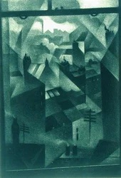 Aus einem Bürofenster