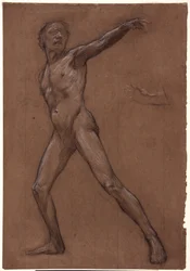 Figurenstudie für Judas, ca. 1910-1911