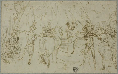 Szene mit Soldaten