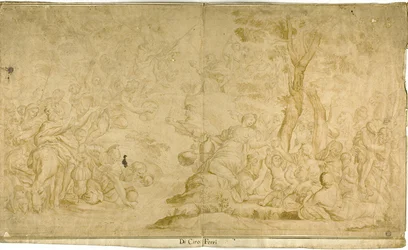 Moses schlägt auf den Felsen