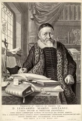 D. Leonardus Marius Goezanus, veröffentlicht 1654 (Gravur)