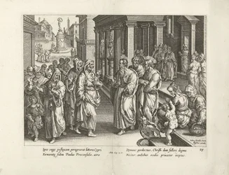 Paulus streitet mit dem Zauberer Elymas