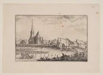 Das Dorf Zandvoort, aus Ansichten der Umgebung von Haarlem