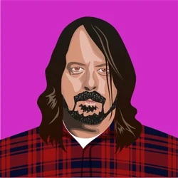 Porträt von Dave Grohl