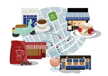 Soho-Klassiker für Kaffee, Kuchen und Wein!