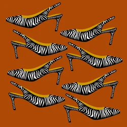 Zebra Slingbacks