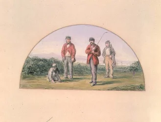 Ölstudie für Frontispiz von R. Clarks 