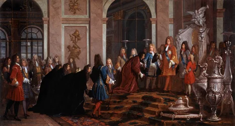 Reparation an König Ludwig XIV. durch den Dogen von Genua, 17. Jahrhundert