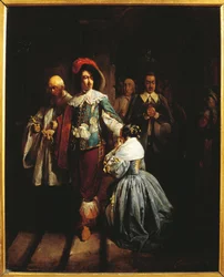 Karl I. von England (1600-1649) wird zum Tod geführt. (Öl auf Leinwand)