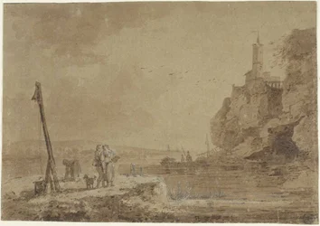 Kleiner Hafen unter Klippen