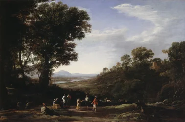 Dorfbewohner tanzen