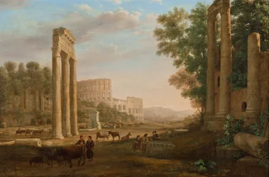 Capriccio mit Ruinen des Römischen Forums