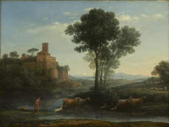 Landschaft mit der Reise von Jakob