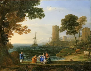 Landschaft mit der Entführung Europas durch Jupiter