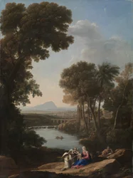 Ruhe auf der Flucht nach Ägypten, frühe 1640er Jahre
