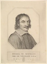 Porträt von Michel de Marolles, 1648