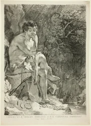 Johannes der Täufer in der Wüste