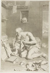St. Hieronymus betend