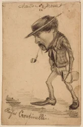 Karikatur von Henri Cassinelli („Rufus Croutinelli“)