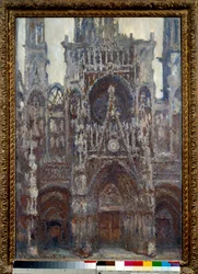 Kathedrale von Rouen, das Portal, braune Harmonie
