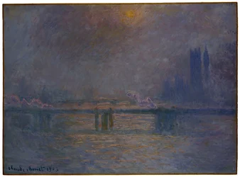 Charing Cross Bridge, Die Themse, 1900-03