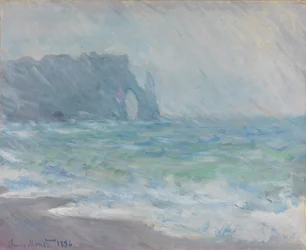 Etretat im Regen