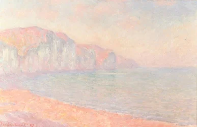 Die Klippen von Pourville am Morgen