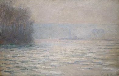 Überschwemmungen an der Seine bei Bennecourt, 1893