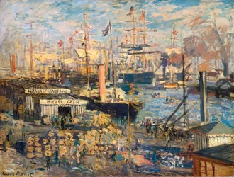 Grand Quai in Havre, 1872