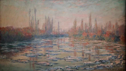 Eis, auch bekannt als, Debakel an der Seine 1880