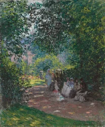 Im Monceau-Park, 1878