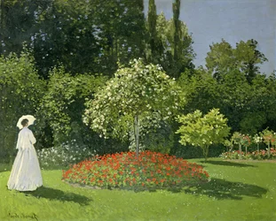 Jeanne Marie Lecadre im Garten