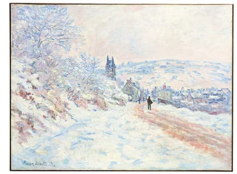 La route de Vétheuil, Schneeeffekt, 1879