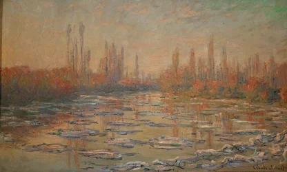 Die Eisschollen oder das Aufbrechen auf der Seine