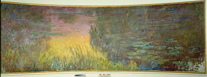 Die Seerosen, Sonnenuntergang
