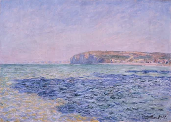 Schatten auf dem Meer, die Klippen bei Pourville (Dieppe, Seine-Maritime, Frankreich). Werk von Claude Monet (1840-1926), 57 x 80 cm