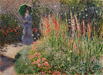 Rundes Blumenbeet (Corbeille de fleurs), 1876