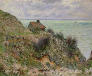 Die Hütte der Zollbeamten in Pourville, 1882