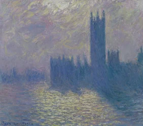 Das Parlament, stürmischer Himmel, 1904