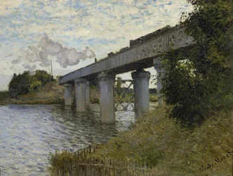 Die Eisenbahnbrücke in Argenteuil