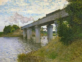 Die Eisenbahnbrücke in Argenteuil