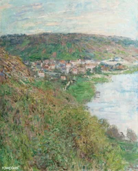 Blick auf Vétheuil