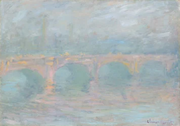 Waterloo Bridge, London, bei Sonnenuntergang, 1904