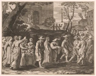 Der Hochzeitszug, Platte 15 aus Pastorales