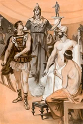 Illustration für die Ilias von Homer