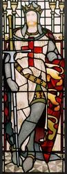 Richard I. (Detail aus einem Fenster in der Großen Halle)
