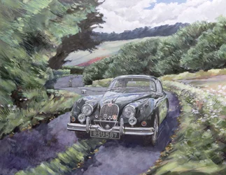 Jaguar XK150 Kreuzfahrt