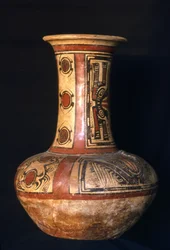 Hochhalsige Vase, frühe Cocle-Phase, 700-800 n. Chr.