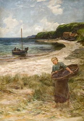 Das Mädchen, das die Leine ködert