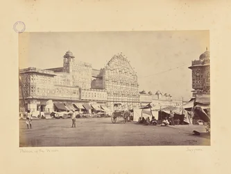 Jaipur; Der Hawa Mahal oder Palast der Winde